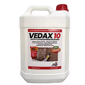 Aditivo super impermeabilizante Vedax 10 GL 4L