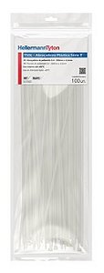 Abraçadeira T50L natural  hellermann PACOTE C/100