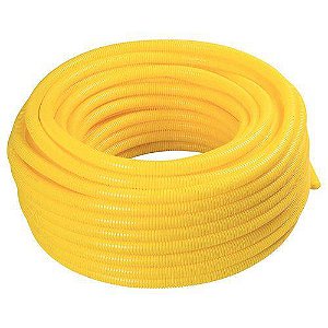 Conduite corrugado amarelo 3/4 25MTS TECNOPRADO