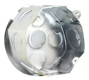 Caixa de luz galvanizada fms KBO