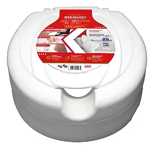 Assento Soft Elevado 13,5cm Branco Mebuki
