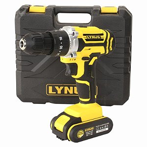 Parafusadeira Lynus furadeira 12V com impacto e maleta bivolt PFL-12CI