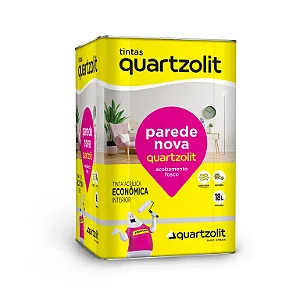 Tinta acrílica QUARTZOLIT parede nova branco neve - 18L