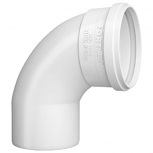 Curva FORTLEV 90° curta esgoto sn dn 40 pacote c/25