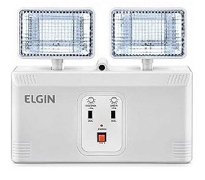 Luminária led de emergência elgin 2000lm st