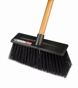 Vassoura gari Max robusto economico 28cm X 80MM com cabo 1,4m
