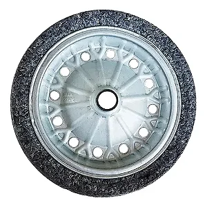 Roda METALOSA c/ pneu macico