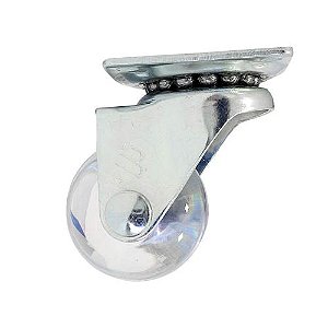 Rodizio Base Giratoria s/ freio 35mm Silicone BENDOOR