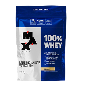 100% Whey 900G Pouch - Max Titanium