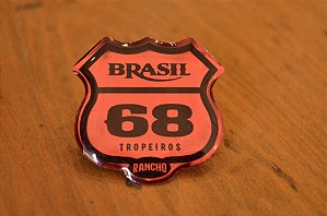 BOTON - BRASIL 68 ( LARANJA )