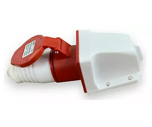 6 Unidades deTomada Industrial Sobrepor C/ Plug 16a 380-415v