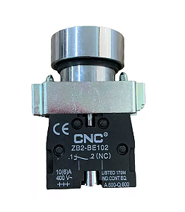 Kit C/ 7 Unidades Botão Pulso Vermelho Metálico Lay5-ba42