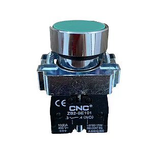 Kit C/ 3 Unidades De Botão Pulso Verde Metálico