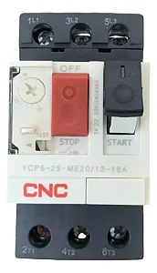 Disjuntor Motor Modelo Ycp5-25-me20 Corrente 13 -18a