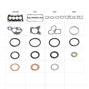 JG JUNTA MOTOR IMP LIVINIA 1.8 16V 09/13 TIIDA 1.8 16V /08SENTRA 2.0 16V 07/09FLUENCE 2.0 16V 11/18 (SUPERIOR) (MOTOR NISSAN)