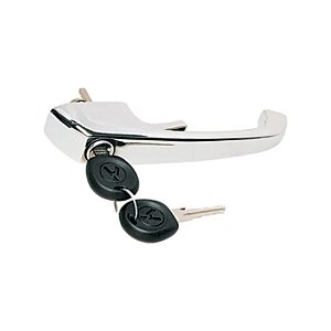 MACANETA EXTERNA VW KOMBI CLIPPER 77/ C/CHAVE DIANT. (CROMADA)