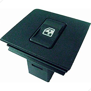 BOTAO VIDRO ELETRICO FT UNO 02/13 /FIORINO 02/15/UNO/PREMIO/ELBA 85/04 (SIMPLES / LED VERDE) (K316550) (IM31656) (5200001)