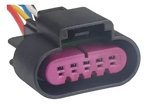 CHICOTE CONECTOR AGILE/COBALT/MONTANA/SPIN 1.4/1.8 (BOBINA IGNICAO/MEDIDOR FLUXO AR 5 VIAS
