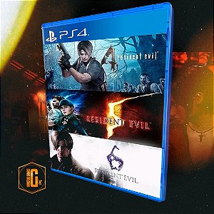 Pacote Triplo Resident Evil para ps4 - mídia digital
