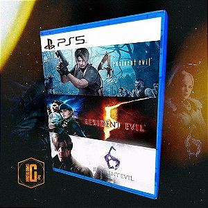 PACOTE TRIPLO RESIDENT  EVIL PARA PS5 - MÍDIA DIGITAL