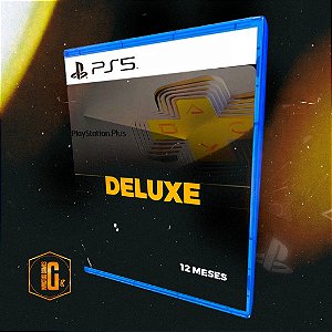 PSN PLUS DELUXE DE UM ANO PARA PS5