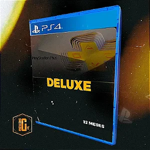 PLAYSTATION PLUS DELUXE DE UM ANO PARA PS4