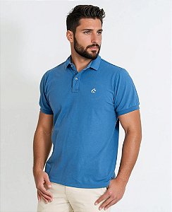 Camisa Polo Masculina Petróleo – Moderna e Sofisticada