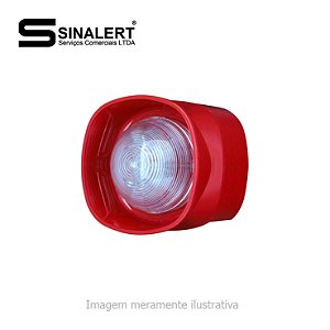 CASB393 - SIRENE AUDIO VISUAL ENDEREÇÁVEL COM FLASH EATON