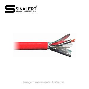 Cabo Blindado 2x1,00mm² + Dreno para Sistema de Incêndio