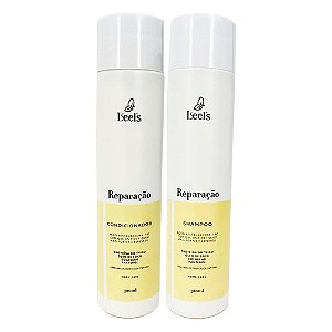 Kit Home Care Shampoo e Condicionador de Reparação Leel's