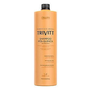 Shampoo Pós-Química Trivitt Itallian Hairtech 1L