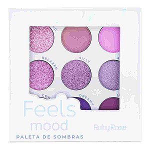 PALETA DE SOMBRAS FEELS MOOD - HB1081 - RUBY ROSE