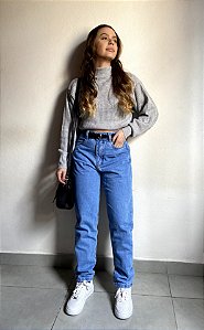 CALÇA MOM JEANS CLARO AFONSO