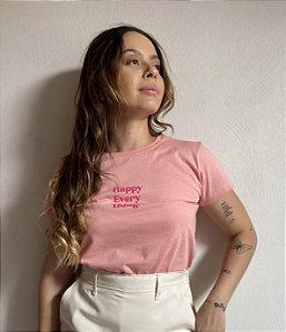 TSHIRT ROSA CLARO ESTAMPADA MAIZE