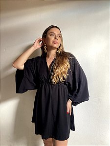 VESTIDO CURTO PRETO RAVEN