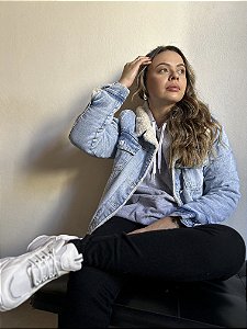 JAQUETA JEANS CLARO FORRADA OREGON