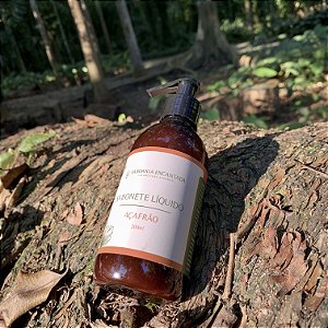 Sabonete líquido de açafrão