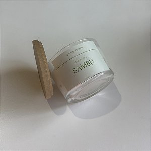 Vela aromática bambu