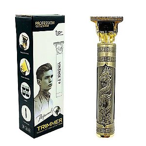 Maquina de Cortar Cabelo/Barba Dragão Vintage T9 Profissional