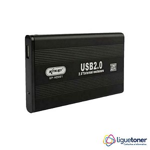 CASE (USB 2.0) P/ HD SATA 2,5" KNUP - KP-HD001