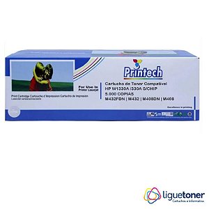 Cartucho de Toner Compatível HP W1330A / 330A 5K Sem Chip Printech