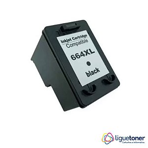 Cartucho de Tinta Compatível HP 664XL BLACK 14ML Microjet
