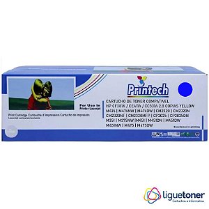 Cartucho de Toner Compatível HP CF381A/CC531/CE411A CYAN 2.8K Printech