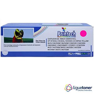 Cartucho de Toner Compatível HP CF383A/CC533A/CE413A MAGENTA 2.8K Printech