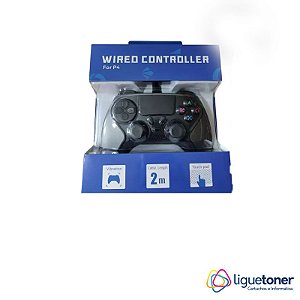 CONTROLE JOYSTICK PARA P24 PS2 PC COM FIO FR-5116 FEIR