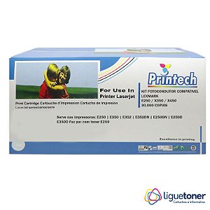 Kit Fotocondutor Compatível LEXMARK E250 / X350/ X450 30K Printech