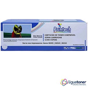 Cartucho de Toner Compatível XEROX 106R04348 B205/B210/B215 3K Printech