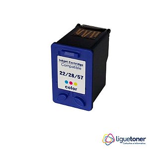 Cartucho de Tinta Compatível HP 22/28/57XL COLOR 14ML Microjet