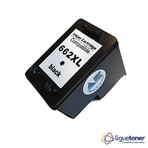 Cartucho de Tinta Compatível HP 662XL BLACK 11ML Microjet
