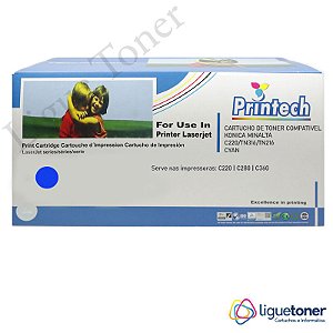 Cartucho de Toner Compatível KONICA MINOLTA C220/TN316/TN216 CYAN 26K Printech